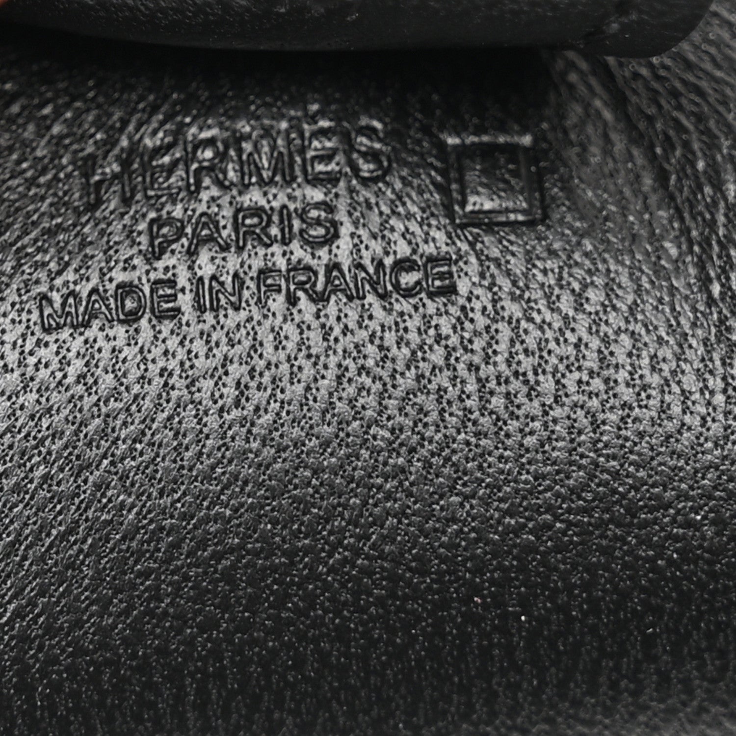 Hermes Milo Lambskin Matte Alligator Touch Grigri Rodeo Horse Bag Charm PM So Black 4 of 4