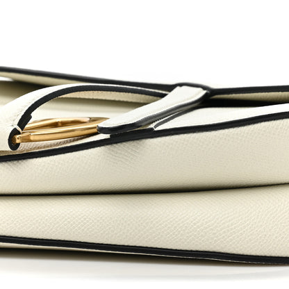 Christian Dior Grained Calfskin Saddle Bag With Strap Latte 8 of 13