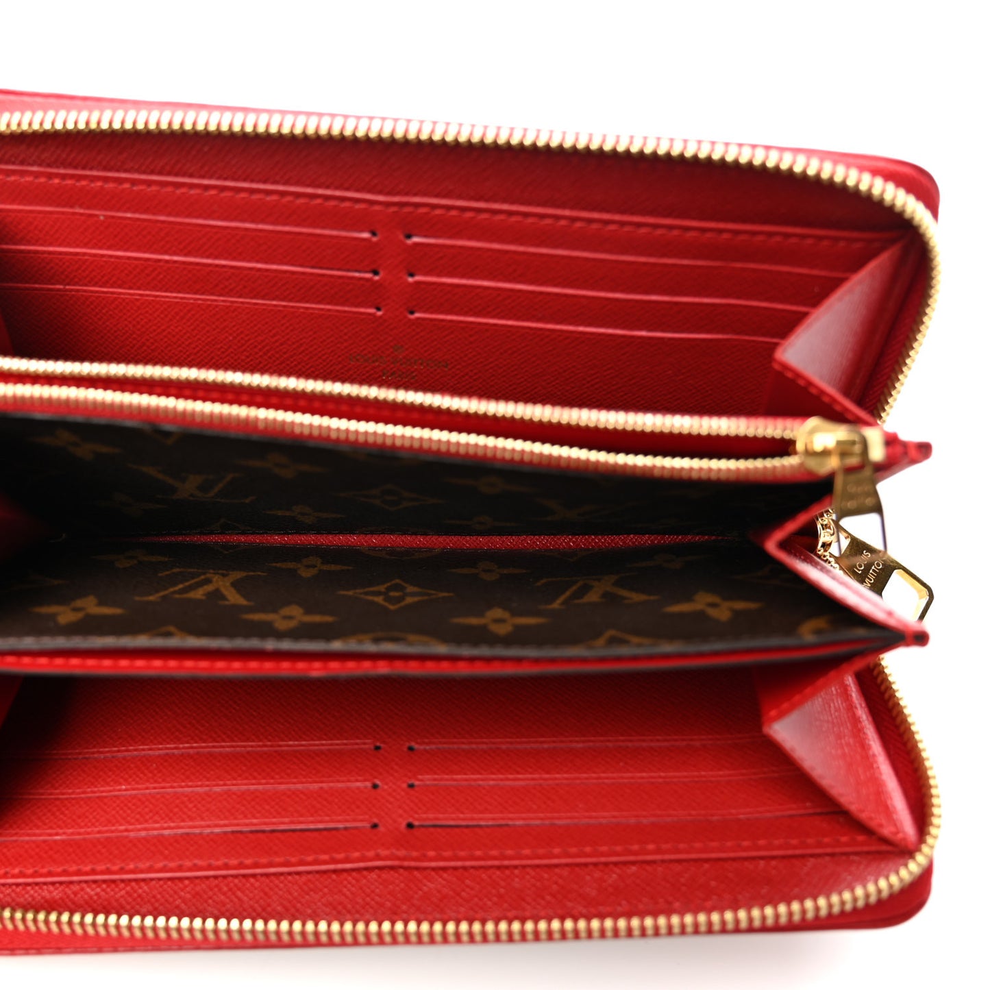 Monogram Retiro Zippy Wallet Cherry