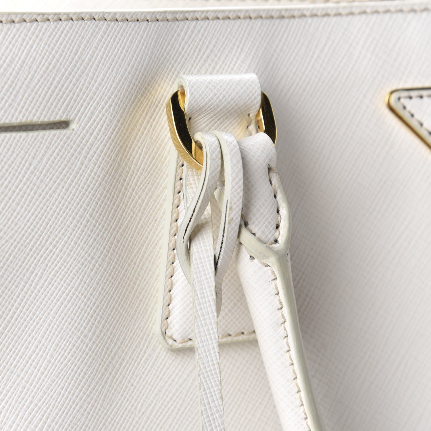 Prada Saffiano Lux Large Tote Talco 11 of 15