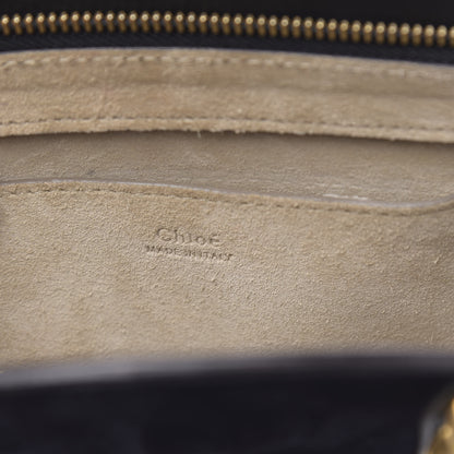 Chloe Calfskin Suede Small Pixie Bag Full Blue 6 of 10