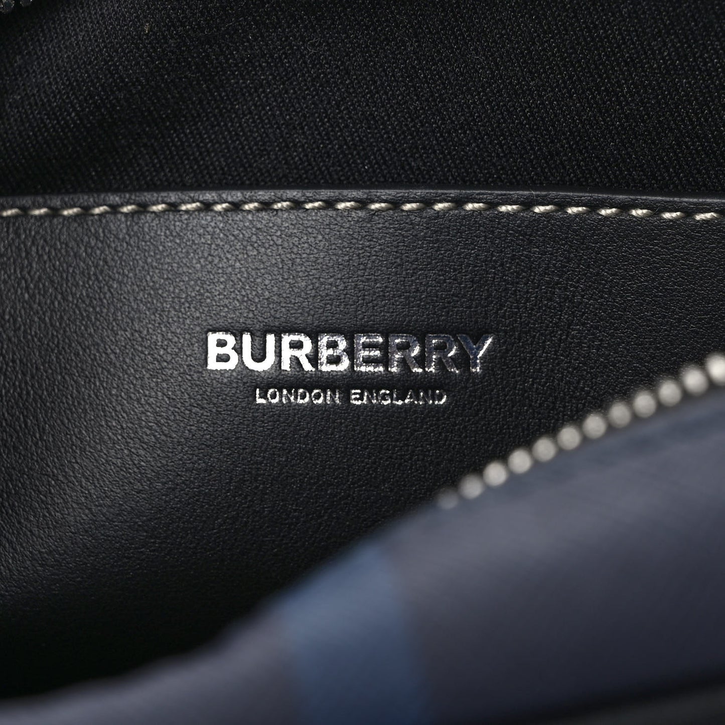 Canvas Check Paddy Messenger Navy Blue