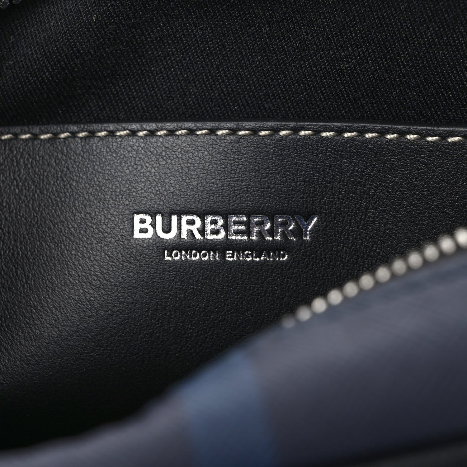 Burberry Canvas Check Paddy Messenger Navy Blue 6 of 9