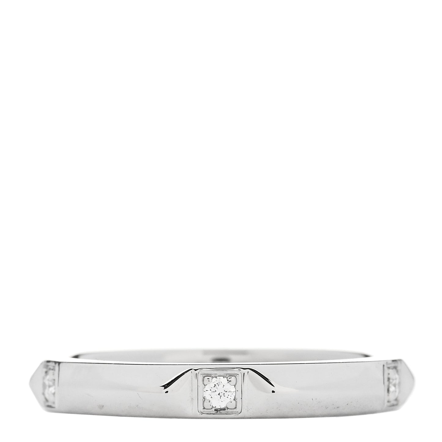 Platinum Diamond 2.5mm Tiffany True Band Ring 47 4