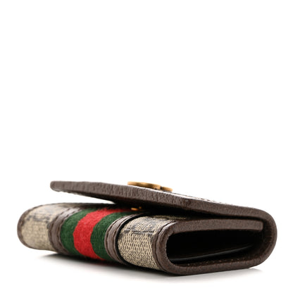 Gucci GG Supreme Monogram Web Ophidia 6 Key Holder Case Beige New Acero 4 of 8