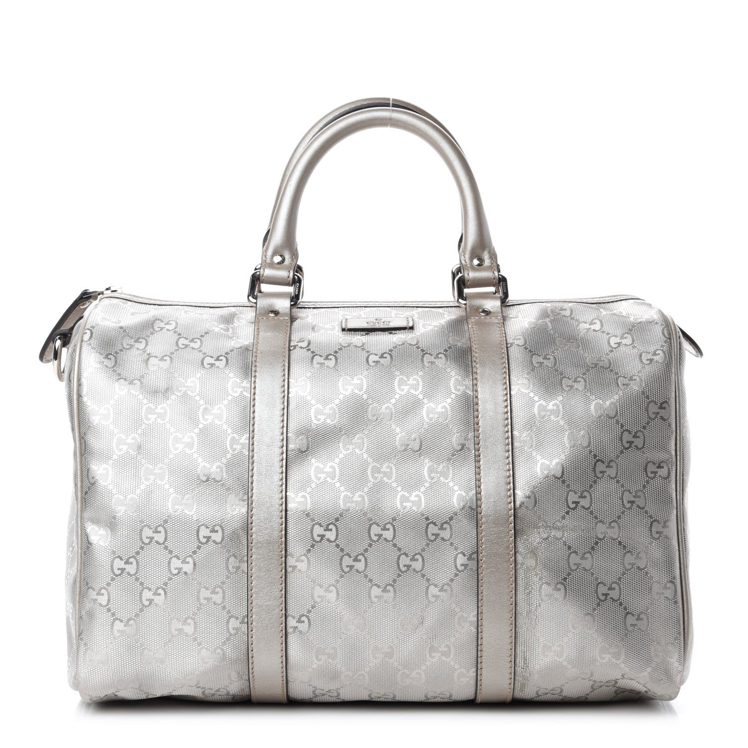 Gucci Imprime Monogram Medium Joy Boston Silver 1 of 14