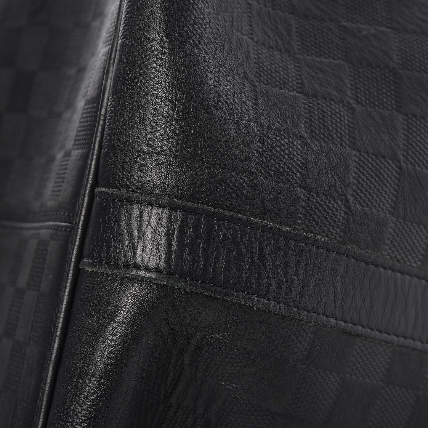 Damier Infini Keepall Bandouliere 55 Onyx
