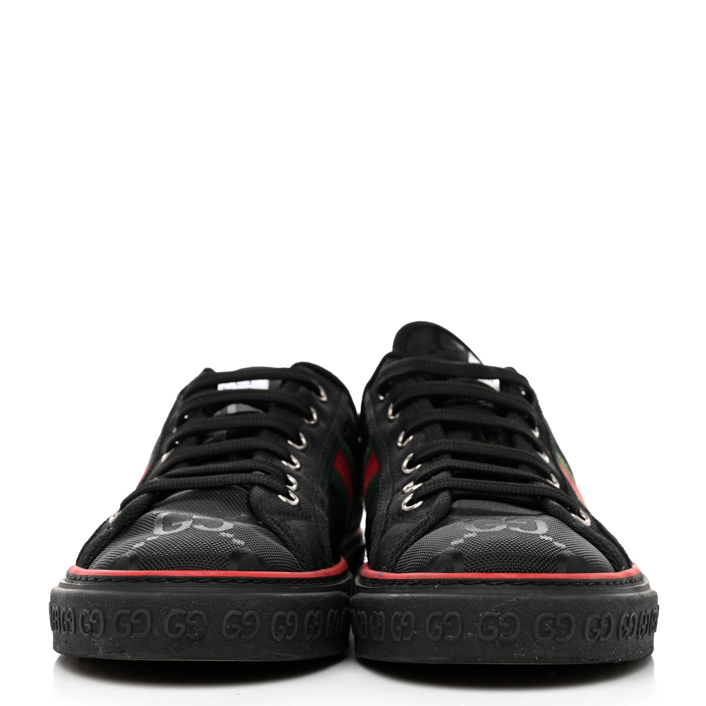 Econyl Nylon Web Monogram Off The Grid Womens 1977 Tennis Sneakers 41 Black