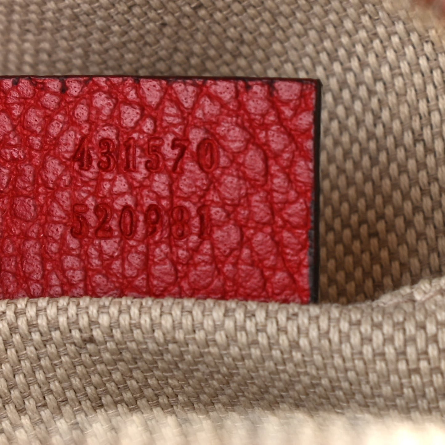 Pebbled Calfskin Soho Chain Backpack Hibiscus Red