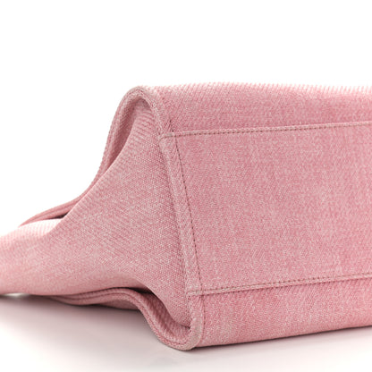 Chanel Canvas Medium Deauville Tote Pink 9 of 17