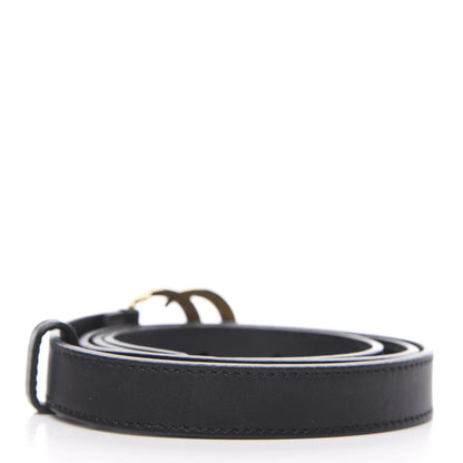 Gucci Calfskin Double G 20mm Belt 85 34 Black 2 of 6