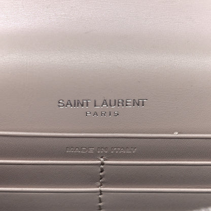 Saint Laurent Smooth Calfskin Classic Monogram Kate Tassel Chain Wallet Nude Powder 6 of 21