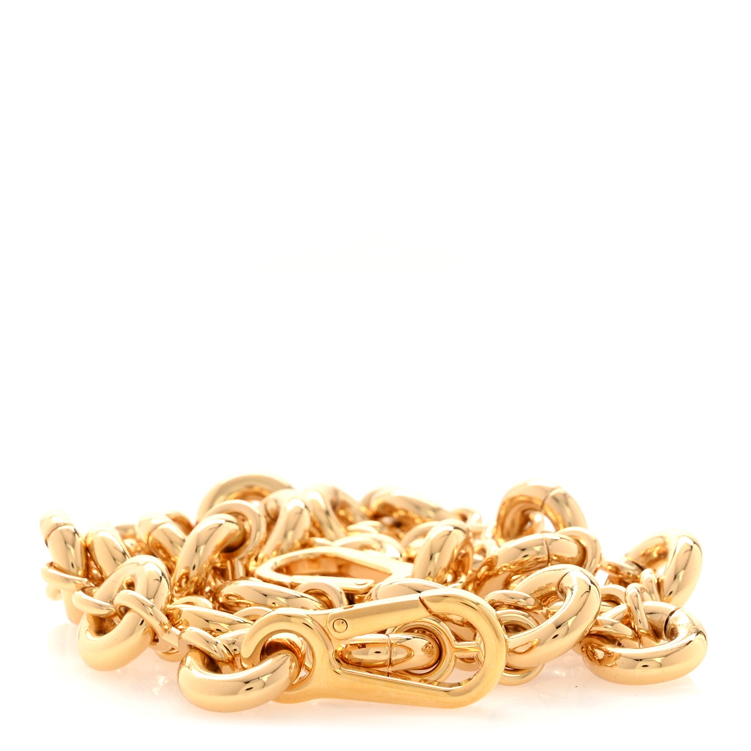 Loewe Brass Donut Chain Shoulder Strap Gold 1 of 4
