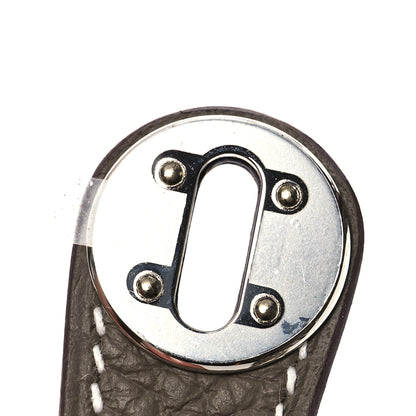 Hermes Taurillon Clemence Mini Lindy 20 Etoupe 12 of 14