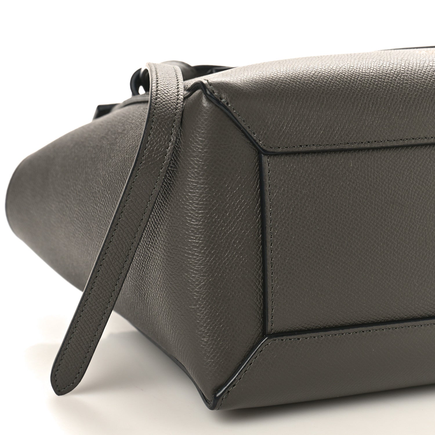 Celine Grained Calfskin Micro Belt Bag Grey 8 of 10