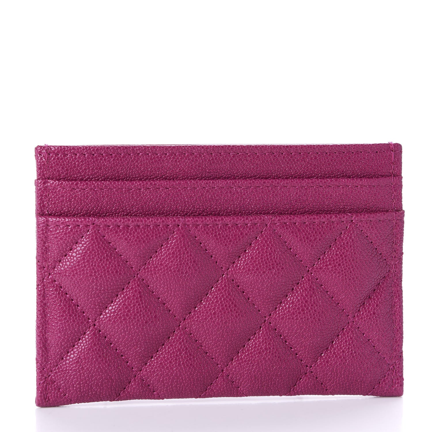 Chanel Caviar Quilted Boy Card Holder Fuchsia 3 of 11