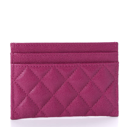 Chanel Caviar Quilted Boy Card Holder Fuchsia 3 of 11