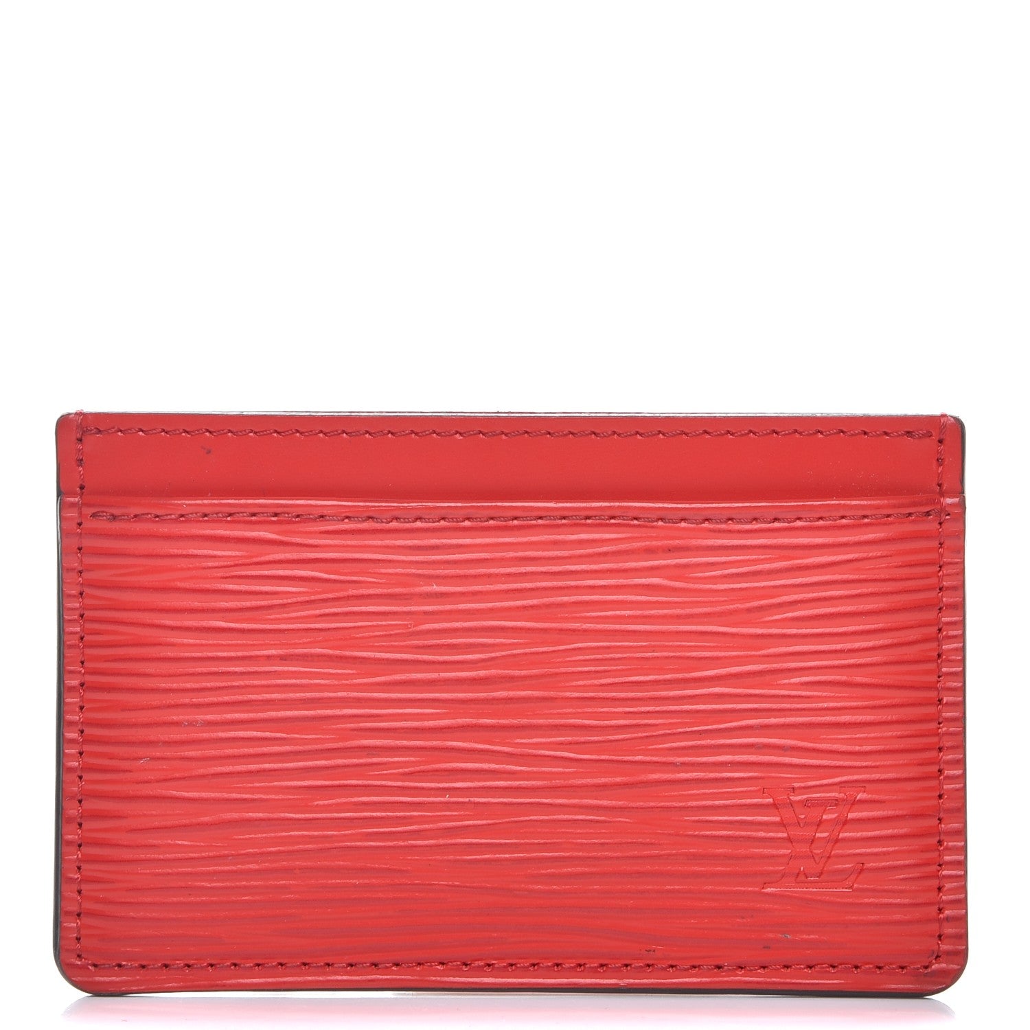 Louis Vuitton Epi Card Holder Coquelicot 1 of 7