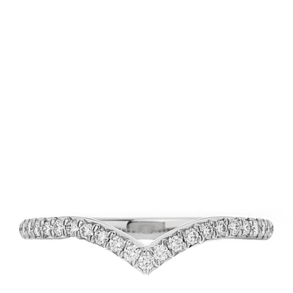 Tiffany Platinum Diamond Soleste V Band Ring 57 8 1 of 4