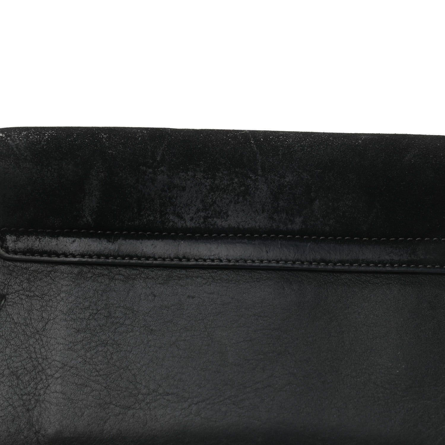 Chloe Suede Calfskin Small Faye Shoulder Bag Black 21 of 25