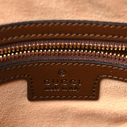 Gucci GG Supreme Monogram Small Horsebit 1955 Shoulder Bag Beige Brown Sugar 6 of 9