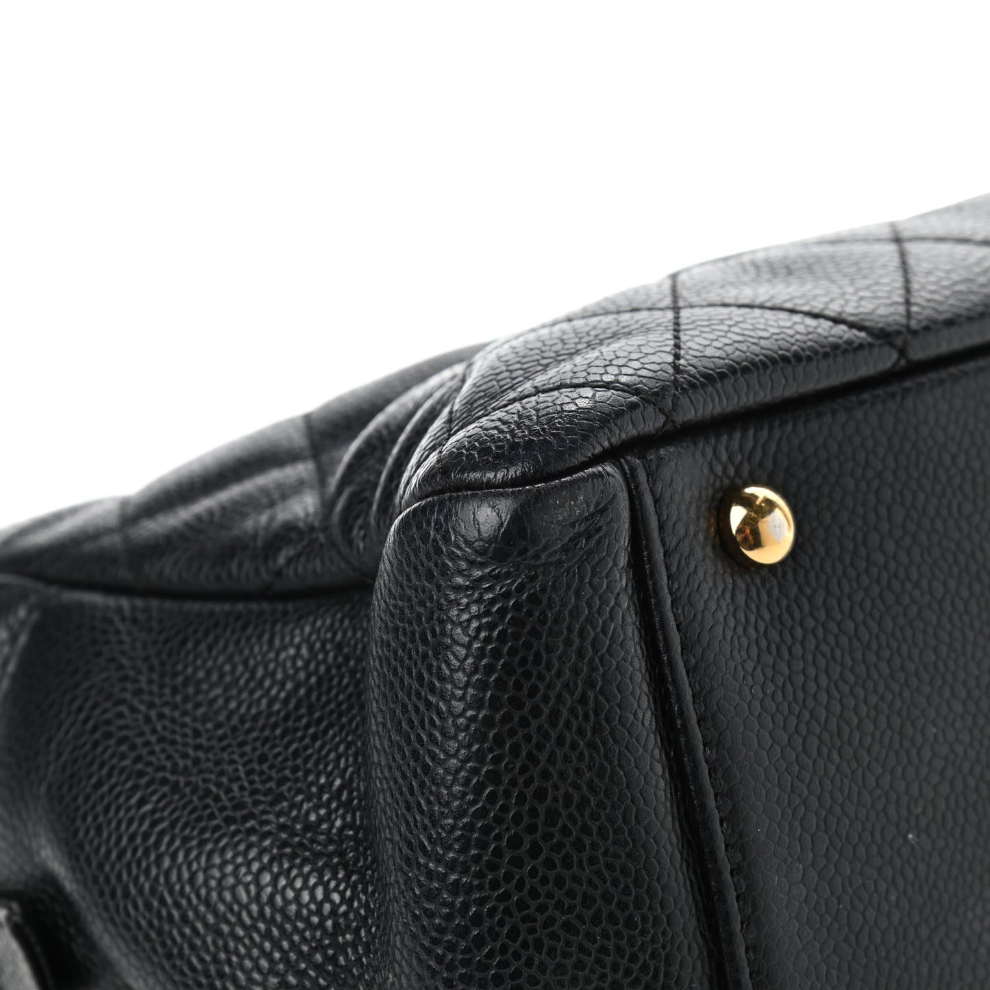 Caviar Quilted Petit Timeless Tote PTT Black