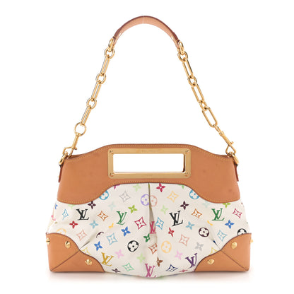 Louis Vuitton Monogram Multicolor Judy MM White 1 of 12
