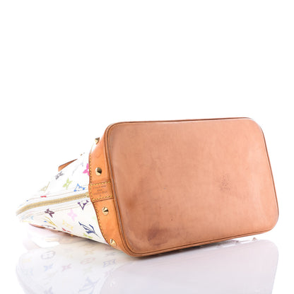 Louis Vuitton Monogram Multicolor Alma White 3 of 17