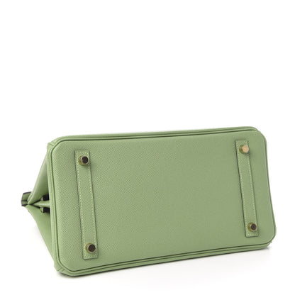 Hermes Epsom Birkin 30 Vert Criquet 4 of 11