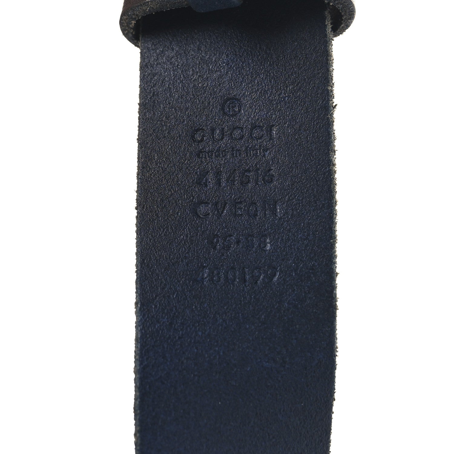 Gucci Cuoio Toscano Nickel Double G 30mm Belt 75 30 Blue 5 of 5