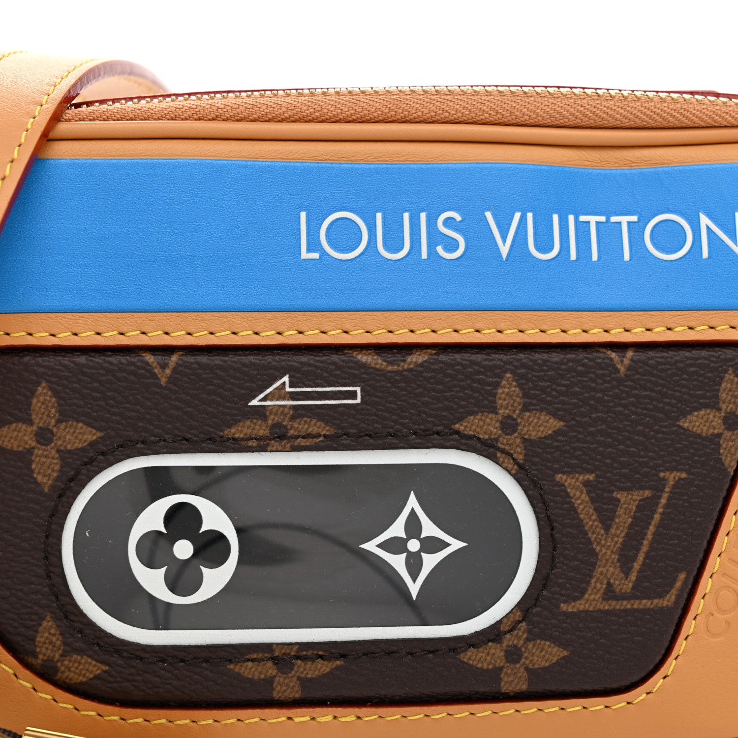 Louis Vuitton Calfskin Monogram Baladeur Wearable Wallet 1673850