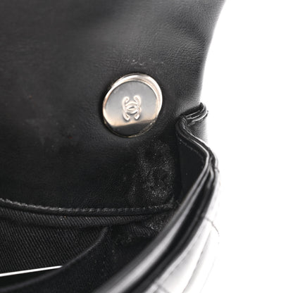 Chanel Calfskin Quilted CC Uniform Flap Belt Bag Black 12 of 12