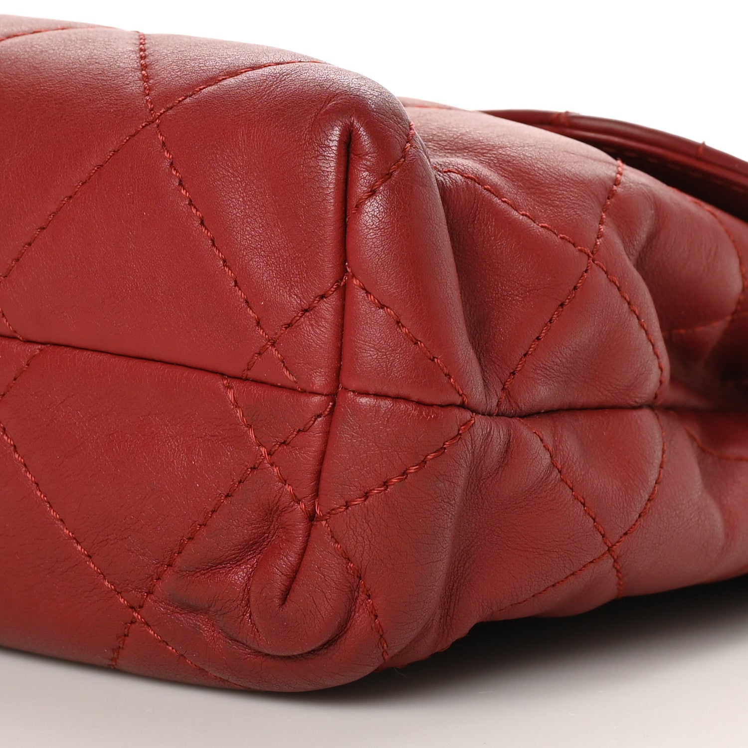 Chanel Calfskin Quilted In The Business Flap Bag Red 10 of 10