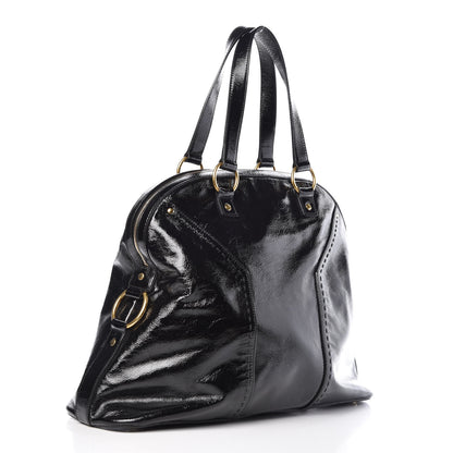 Saint Laurent Patent Oversized Muse Black 3 of 9