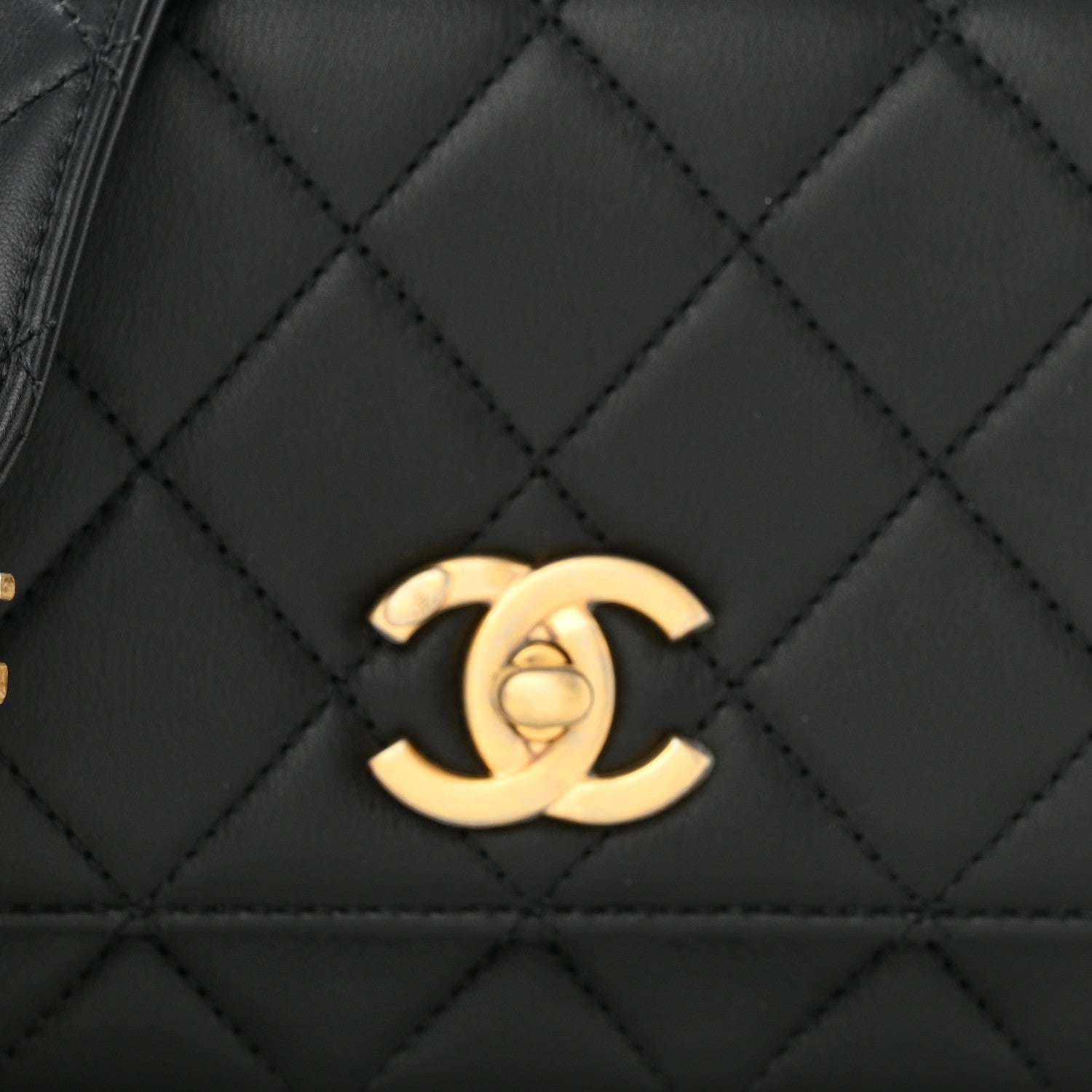 Chanel Lambskin Quilted Multiple Chain Flap Black 8 of 11