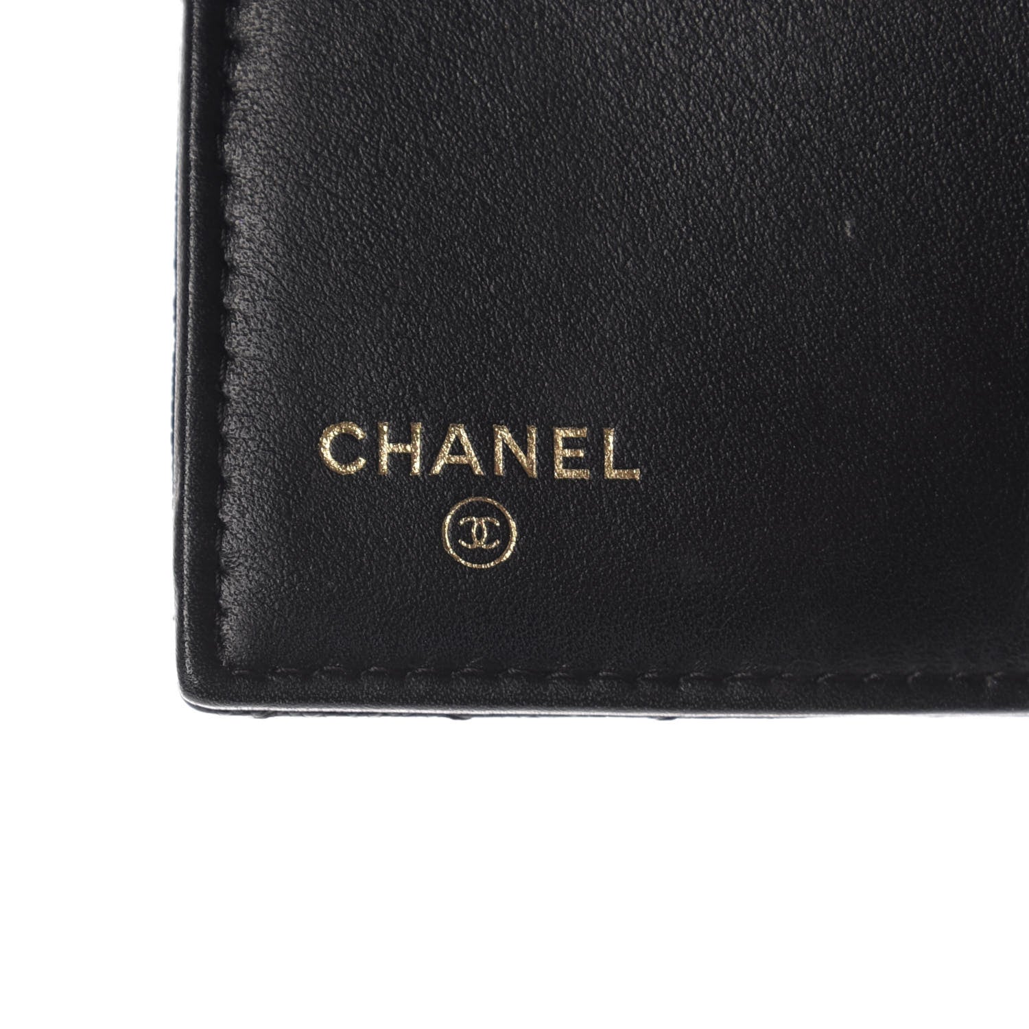 Chanel Caviar Quilted Compact Boy Wallet Black 6 of 7