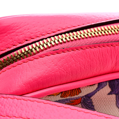 Gucci Canvas Flora Floral Shoulder Bag White Fuchsia Fluo 30 of 46