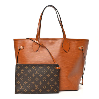Louis Vuitton Epi Neverfull MM Tan 3 of 10