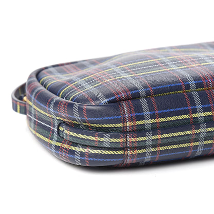 Balenciaga Calfskin Plaid Everyday S Camera Bag Multicolor 7 of 9