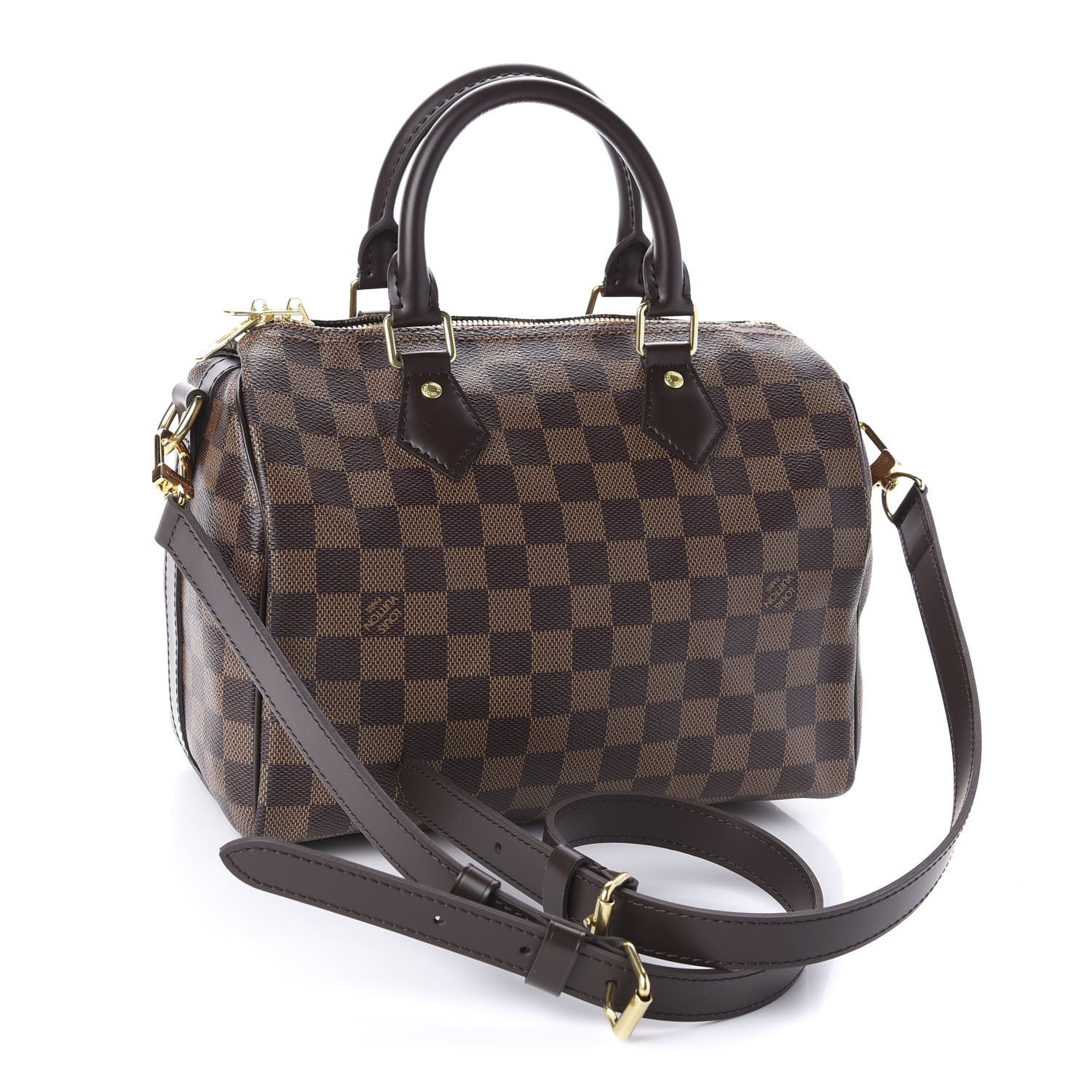 Louis Vuitton Damier Ebene Speedy Bandouliere 25 3 of 10