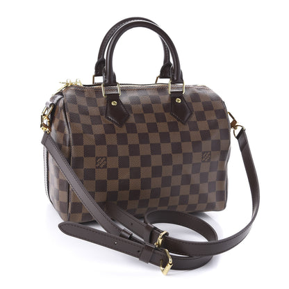 Louis Vuitton Damier Ebene Speedy Bandouliere 25 3 of 10