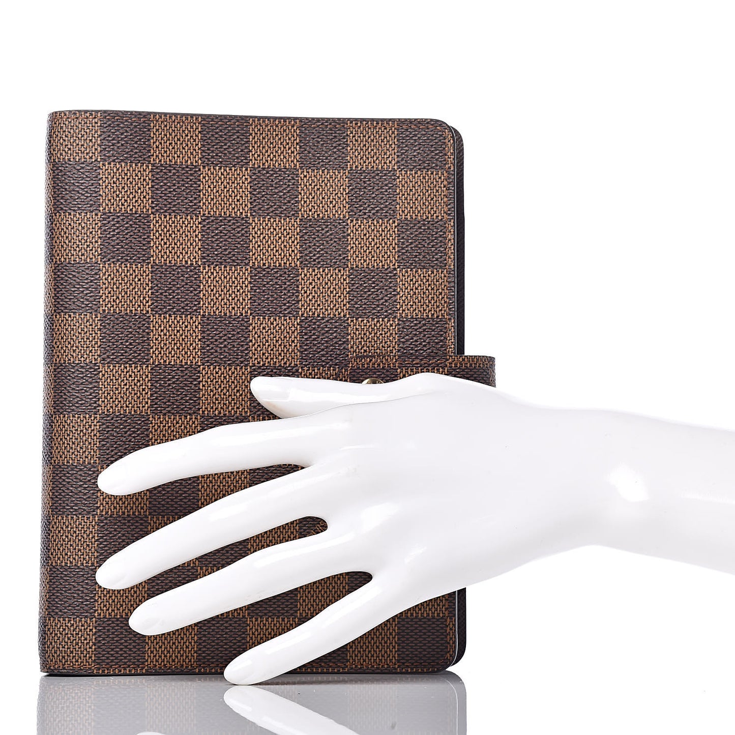 Damier Ebene Medium Ring Agenda Cover