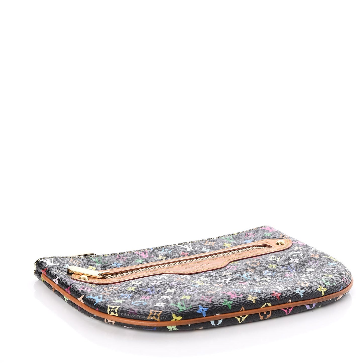 Monogram Multicolor Pochette Plate GM Black