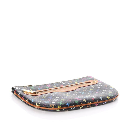 Louis Vuitton Monogram Multicolor Pochette Plate GM Black 4 of 7
