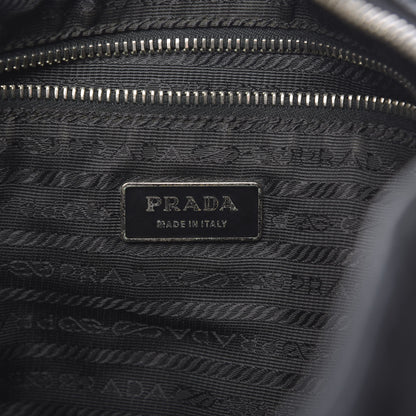 Prada Nylon Flat Messenger Bag Black 6 of 16