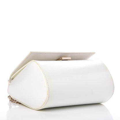 Givenchy Patent Calfskin Mini Pandora Box Chain Crossbody Bag White 4 of 8