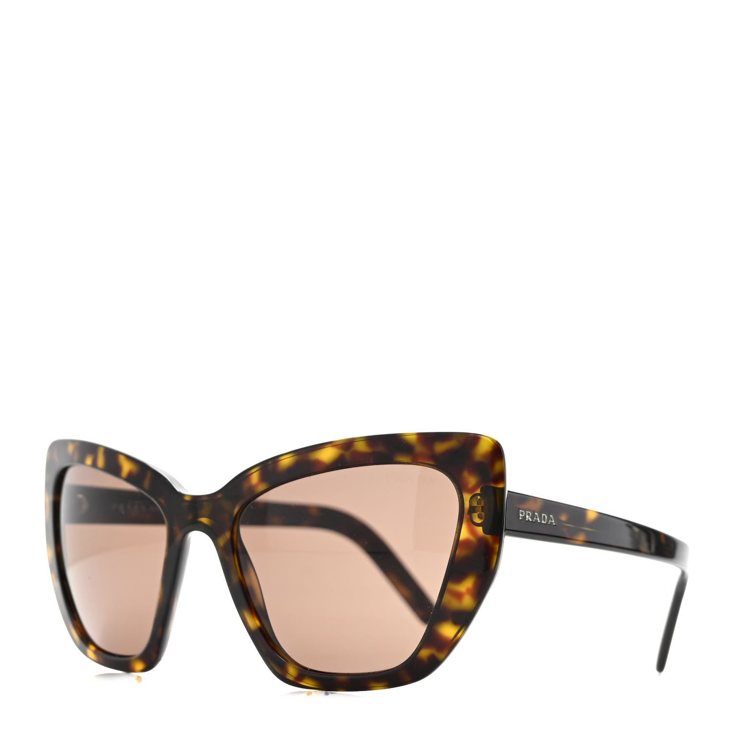 Prada Cat Eye Sunglasses SPR 08V Tortoise 1 of 7