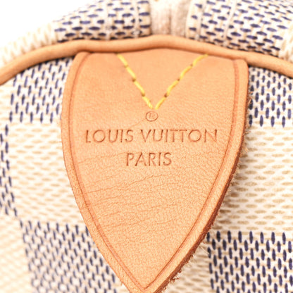 Louis Vuitton Damier Azur Speedy 30 6 of 10