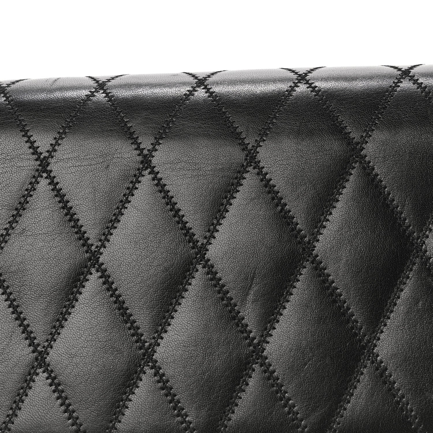 Saint Laurent Lambskin Diamond Quilted Monogram Angie Chain Bag Black 27 of 31