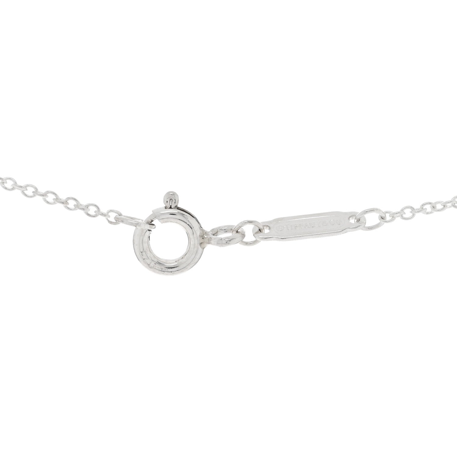 Tiffany Sterling Silver Mini Infinity Pendant Necklace 4 of 5